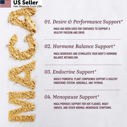 Maca Root Gummies for Drive Performance & Energy Support (60 Count)