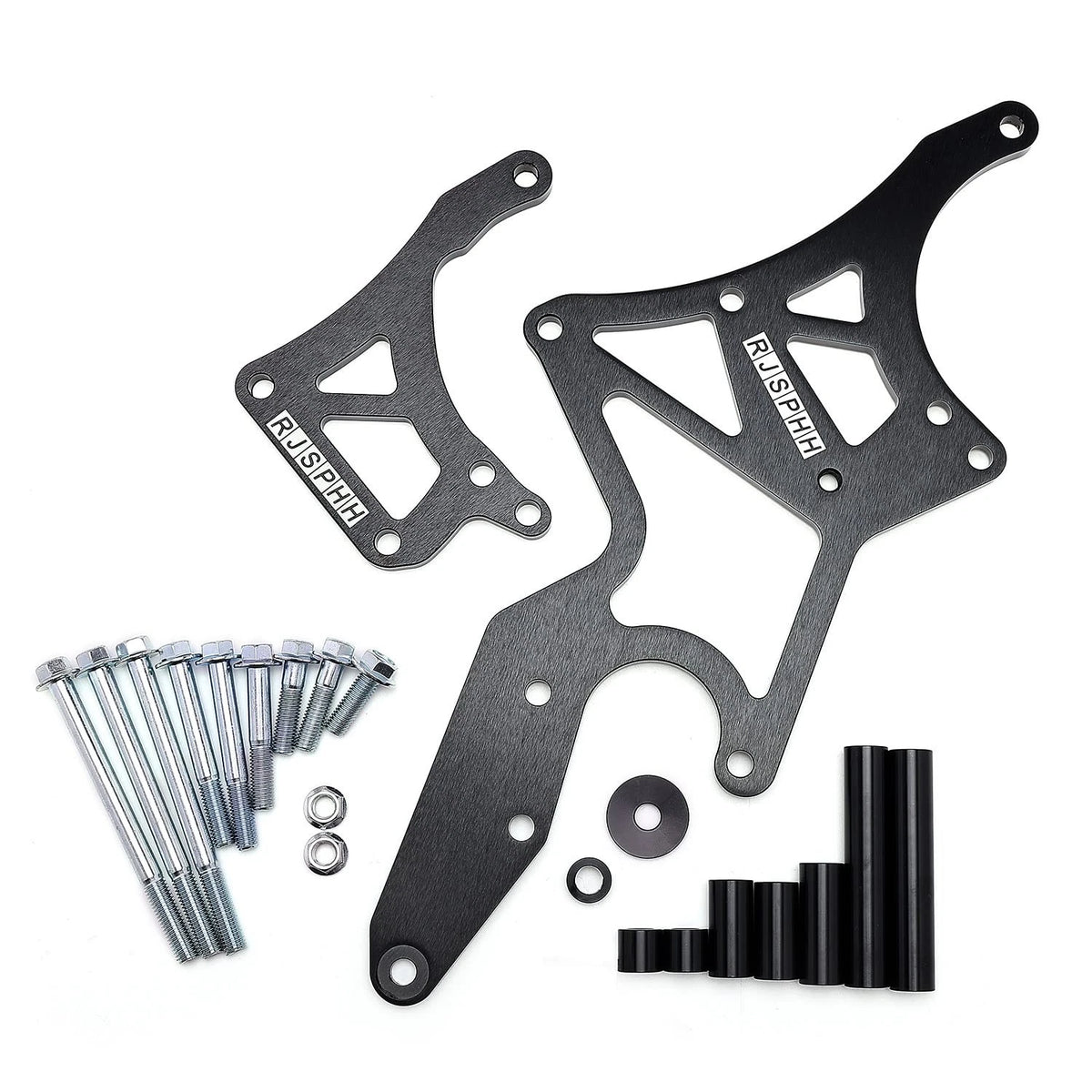 Serpentine Bracket for LS Engine Alternator & Power Steering Pump (Black)