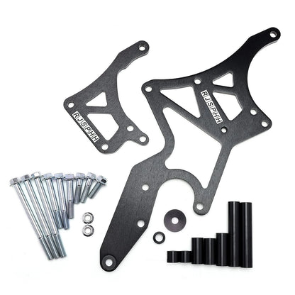 Serpentine Bracket for LS Engine Alternator & Power Steering Pump (Black)