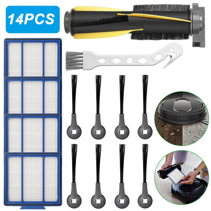 14X Cleaning Brush Filter Kit for Shark IQ R101AE