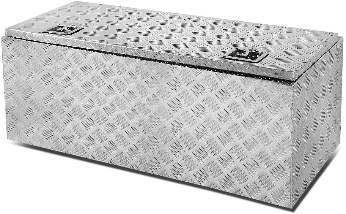 42''x17''x19'' Aluminum Pickup Truck Trunk Storage Box