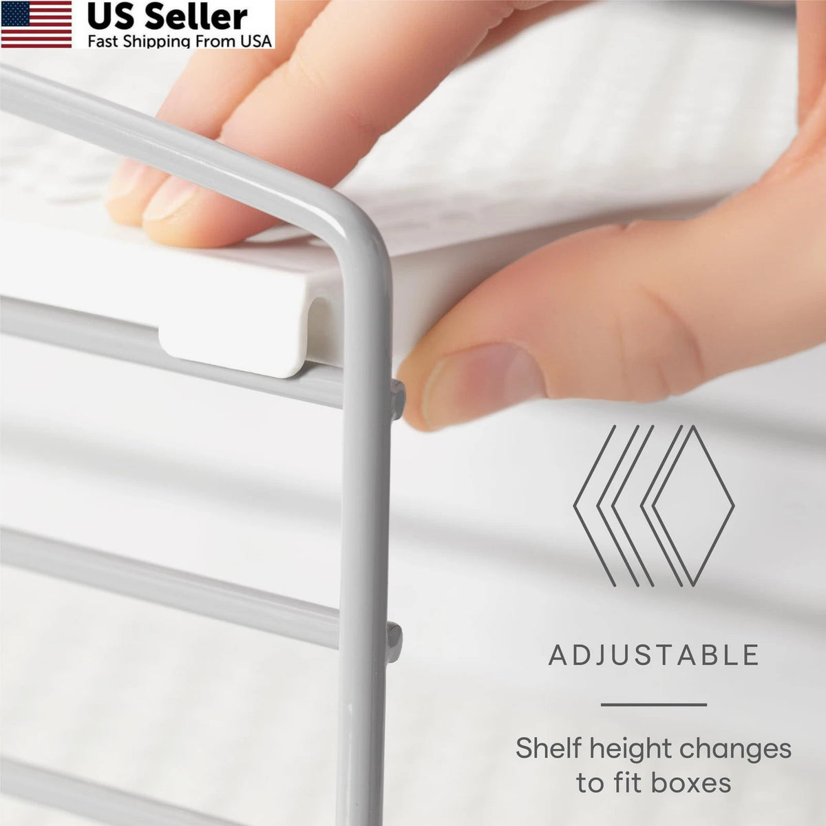 Adjustable Box Organizer for YouCopia UpSpace Small Classic (Foil Wrap)