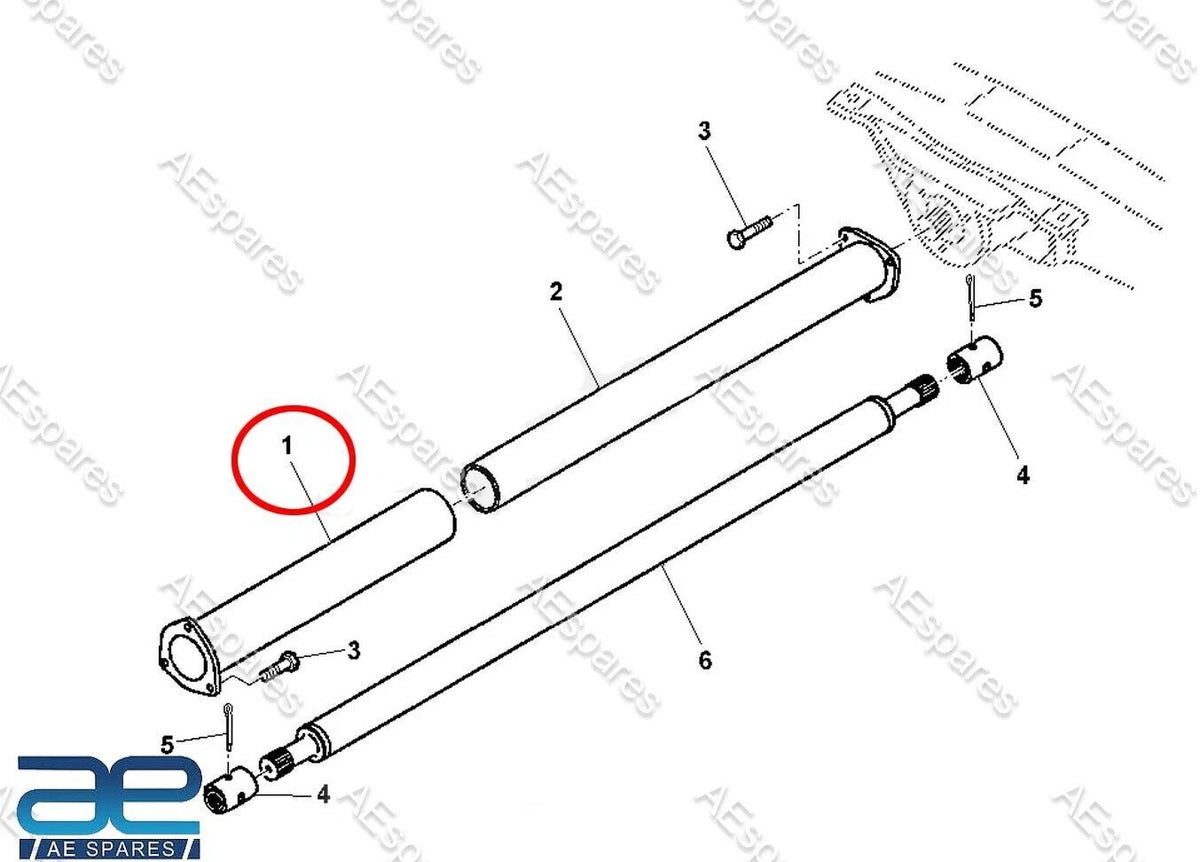 Tube Front Assembly for John Deere Tractor 4045 5520 5320