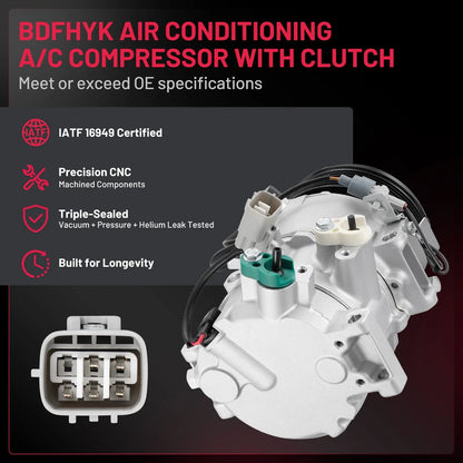 A/C Compressor for 2007-2009 RX350 CO10855C 883204812084