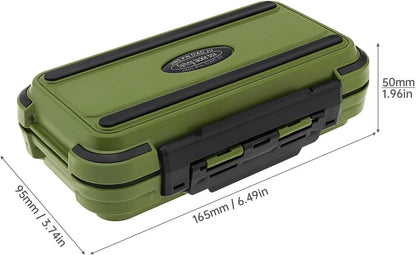 Waterproof 24-Compartment Tackle Box for Fishing
