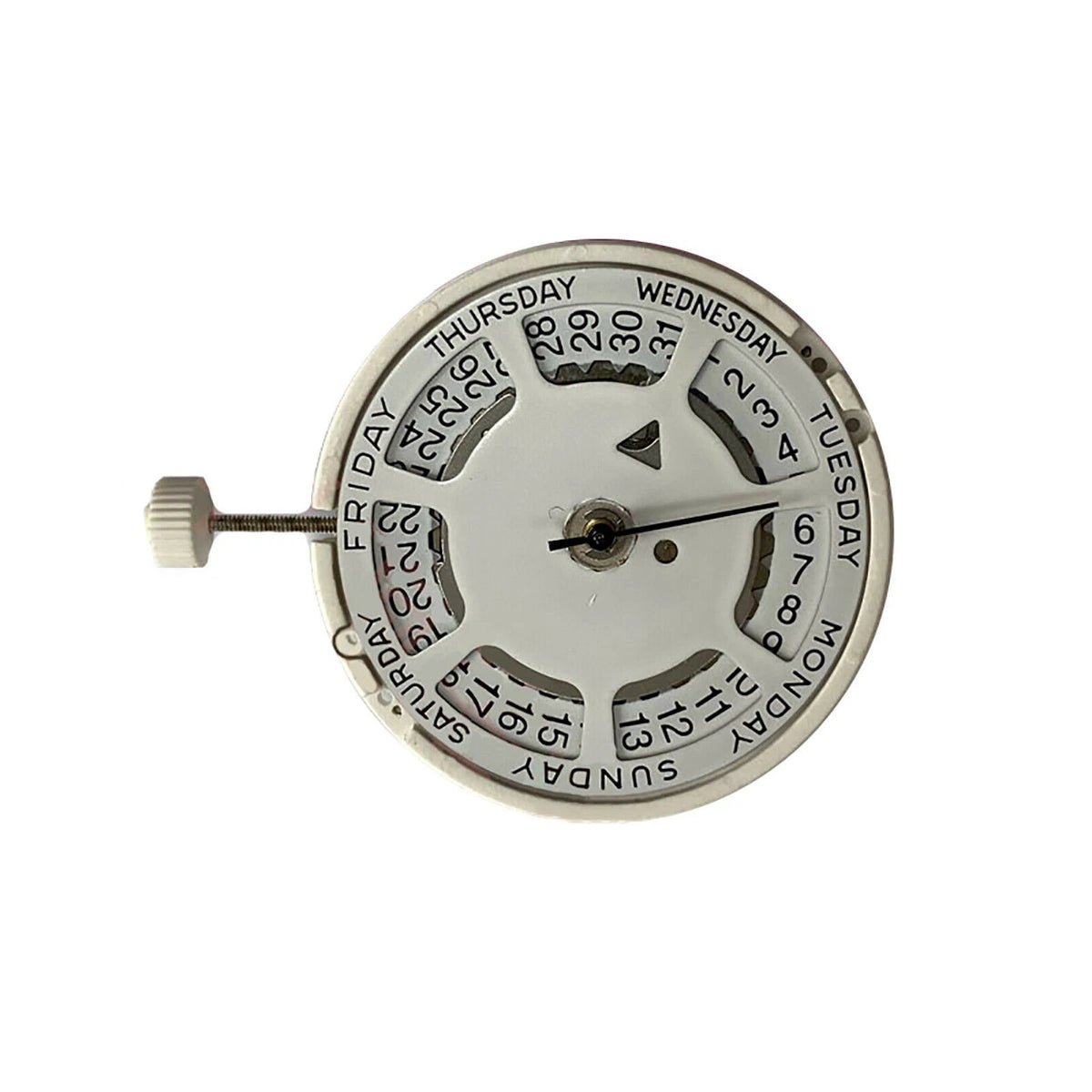 3-Hand Date Quartz Watch Movement with Battery for Swiss ISA 1198