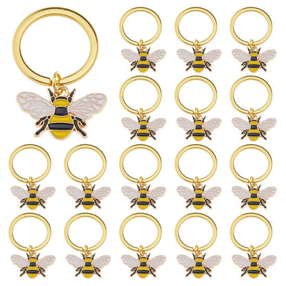 20PCS Bee Keyrings for (2010–2023)