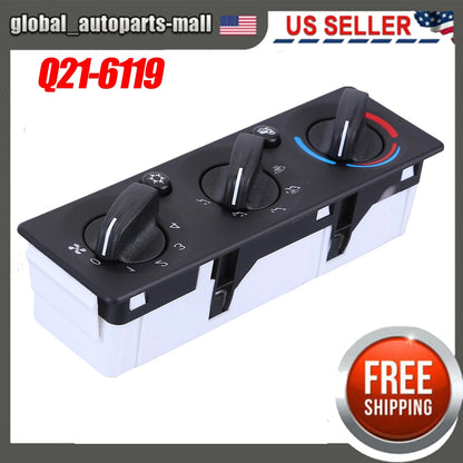 A/C Climate Control Module Panel Q21-6119 for Peterbilt Truck (US)