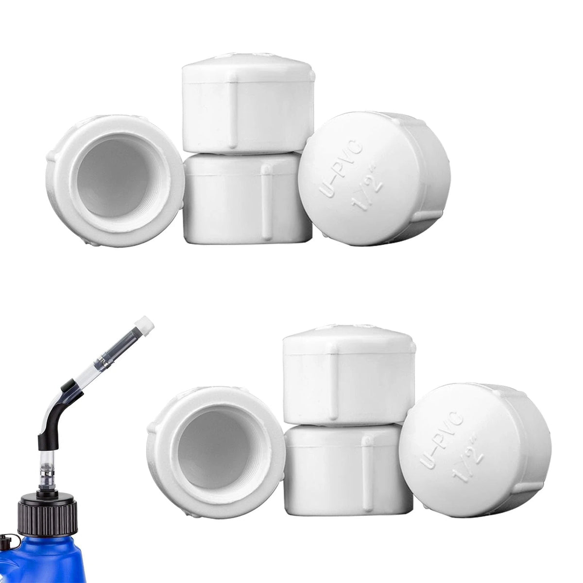 8 Pcs Racing Fuel Jug Hose Caps for VP 8 Pack (Compatible)