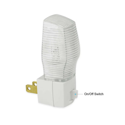 6 Pack Plug-in Night Light with Manual On/Off Switch, 7W White