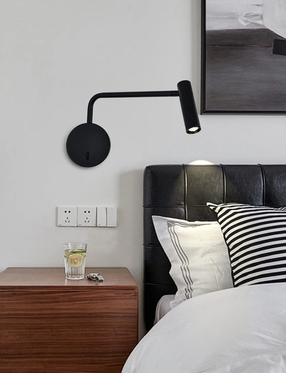 LED Wall Mounted Reading Light for Bedroom (Hardwired Sconce)