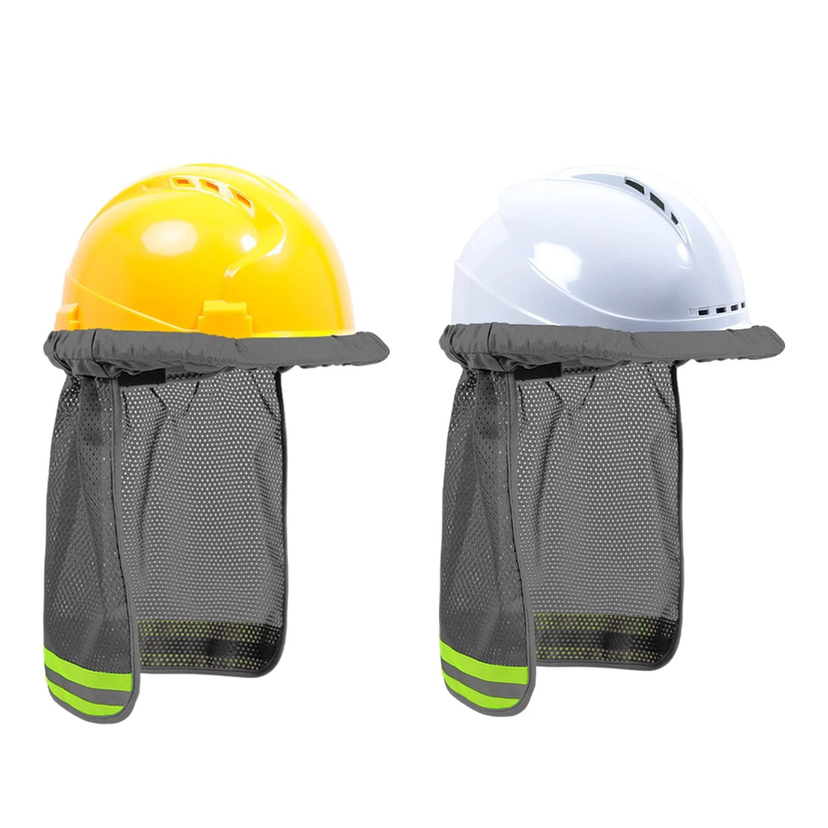 2X Hard Hat Sun Shade for High Visibility Neck Shield (Mesh)