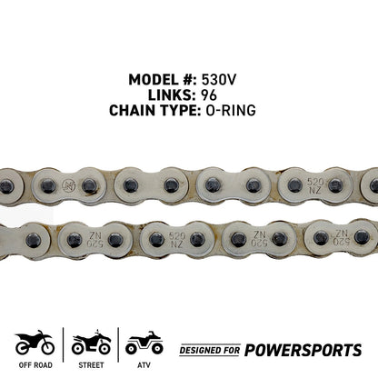 Sprocket Chain Set for Yamaha WR450F YZ450FX (13/50 Tooth 520) MK1013114