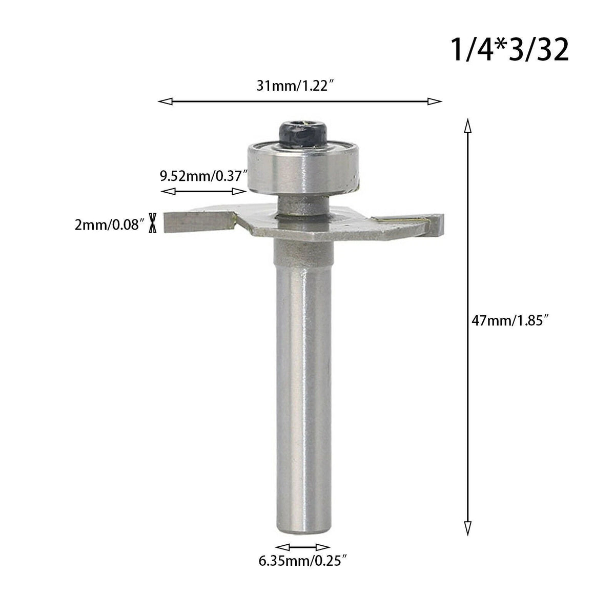 2mm Slot Cutter Bit for Campervan Motorhome