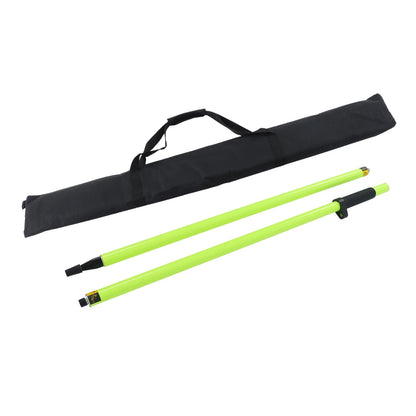 6.5FT Aluminum GPS Rover Rod for Land Surveying with Carrying Case