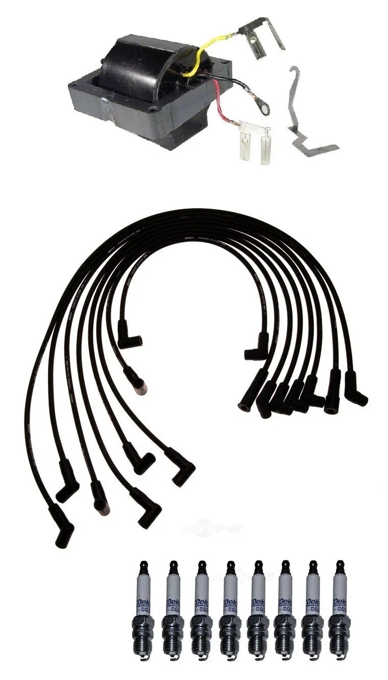 Ignition Wires & Spark Plugs Kit for Chevrolet K10 Suburban K2500 (1988–1999)