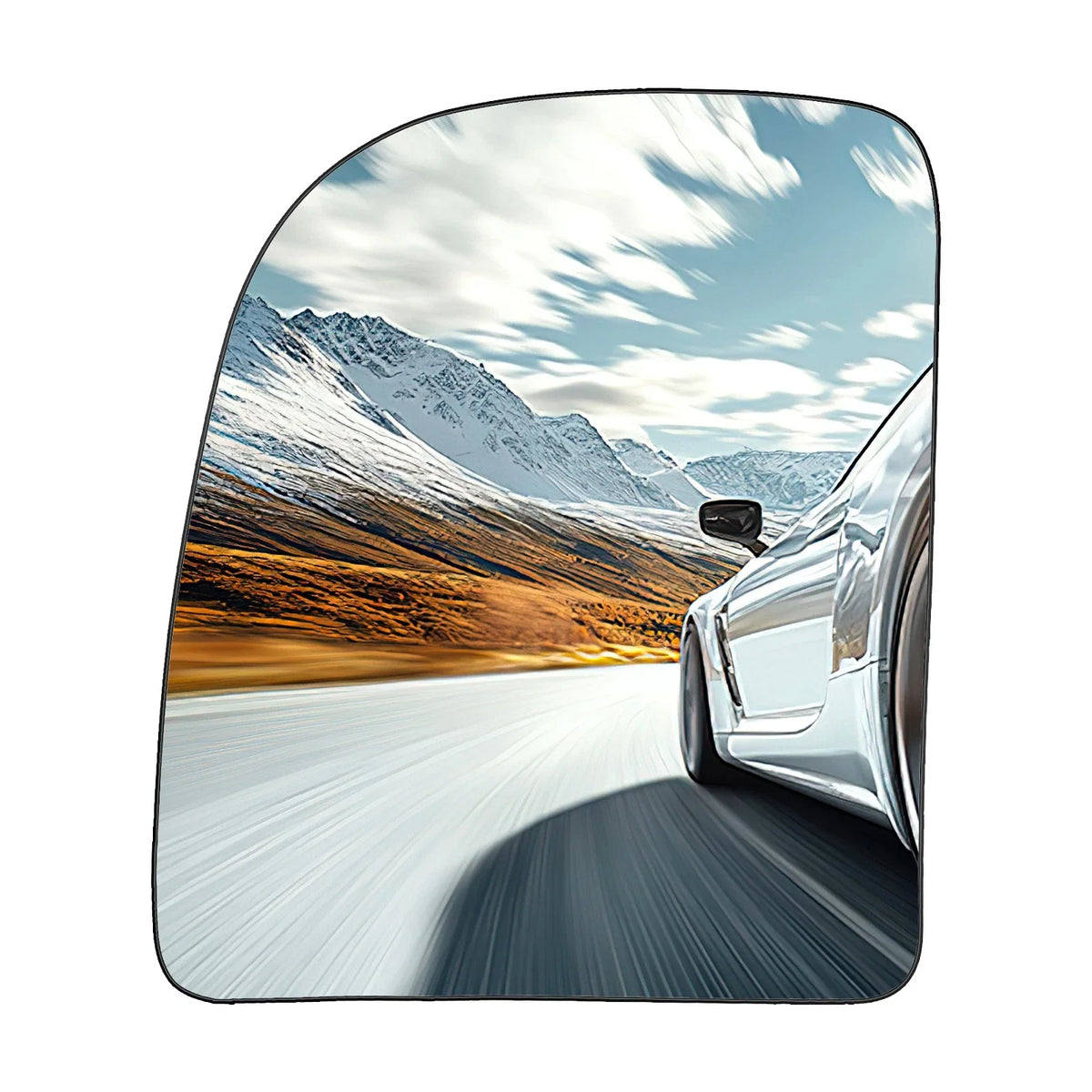 Mirror Glass Left Side for Ford Econoline E150/E250 1999-2007
