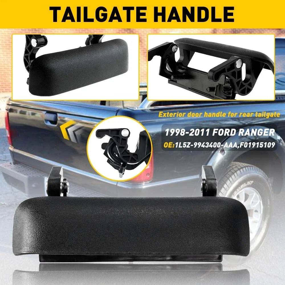 Black Tailgate Latch Handle FO1915109 for Ford Ranger (1998–2011)
