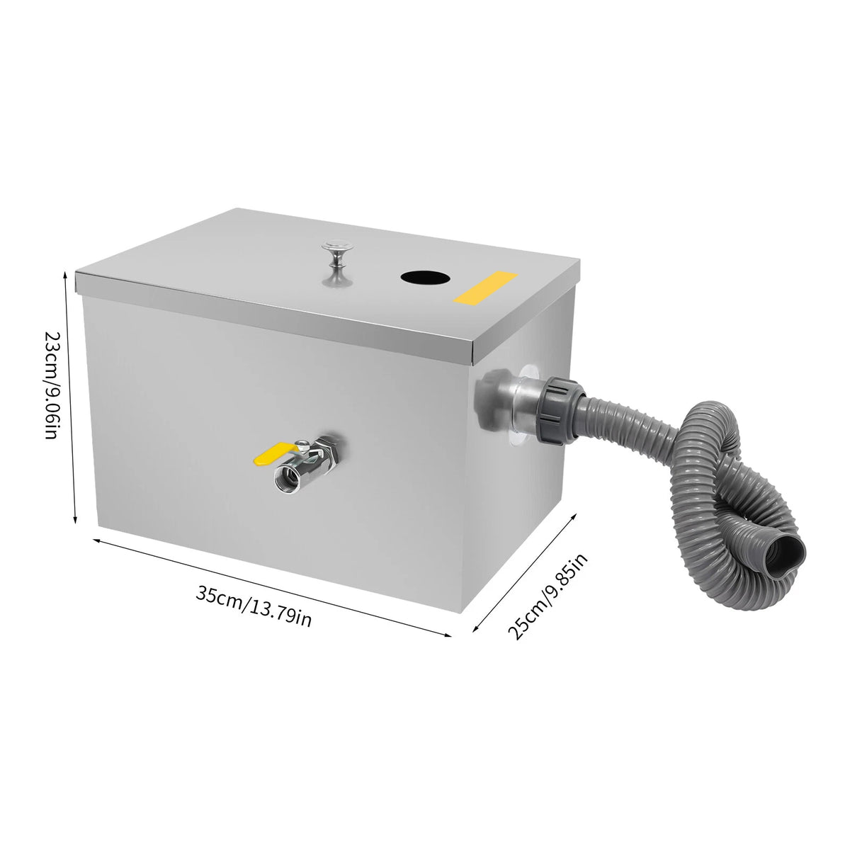 Stainless Steel Grease Trap Interceptor Set for Restaurant Kitchen