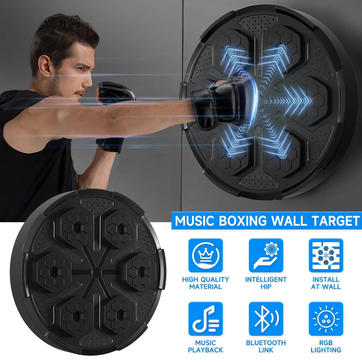 Wall Mount Boxing Target for Indoor React Exercise Machine