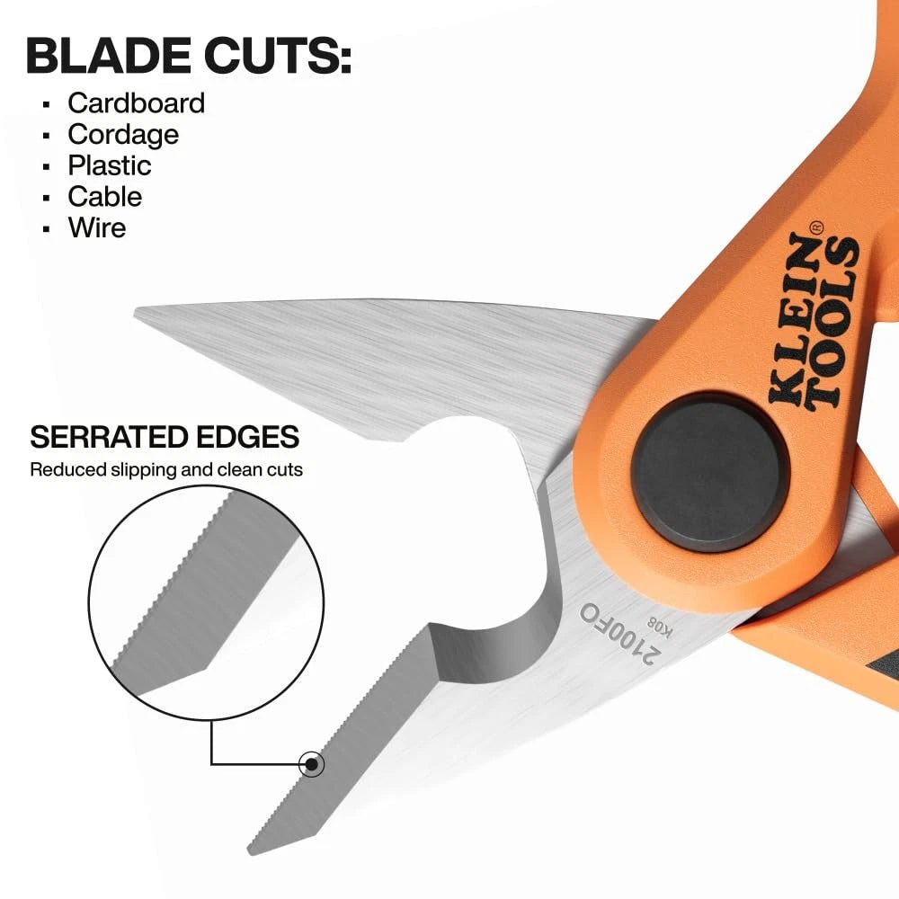 6-Inch Stainless Electrician Scissors for Klein Tools
