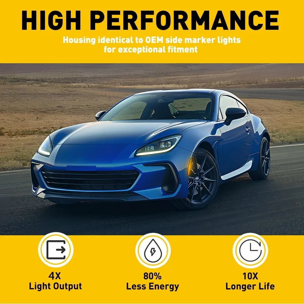 2022-2024 LED Side Marker Lights for Toyota GR86 Subaru BRZ