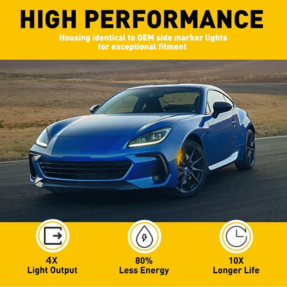 2022-2024 LED Side Marker Lights for Toyota GR86 Subaru BRZ
