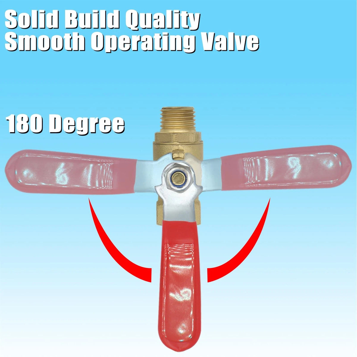 1/4 inch NPT Brass Ball Valve for Air Compressor