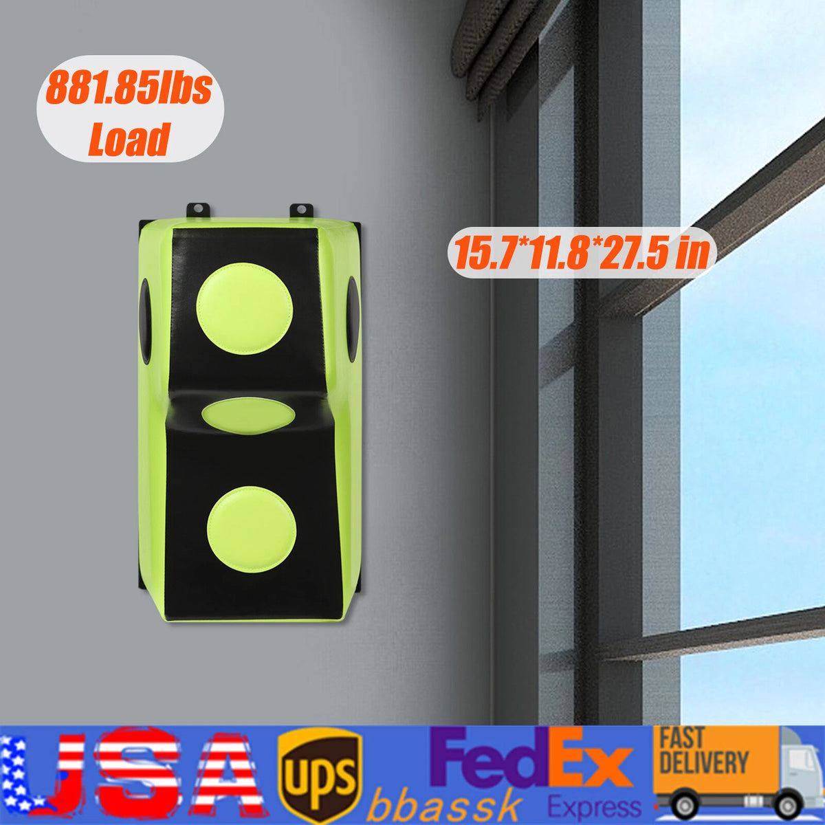 Heavy-Duty Wall-Mounted Boxing Target for Home Gym