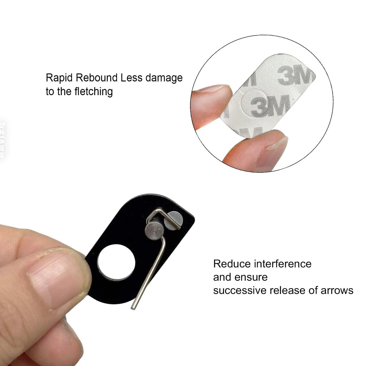 4Pcs Magnetic Arrow Rest for Archery