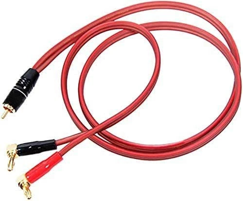 Banana Plug to RCA Speaker Cable for Speaker Wire (3.28 ft)