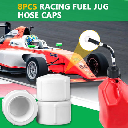 8 Pcs Racing Fuel Jug Hose Caps for VP 8 Pack (Compatible)