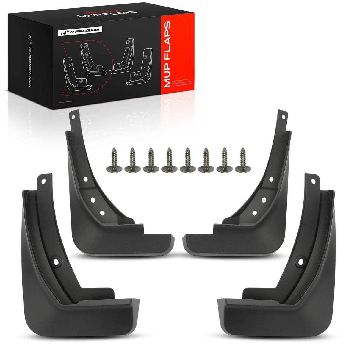 Set of 4 Splash Guards Mud Flaps for Audi A4 8P (2020–2021)