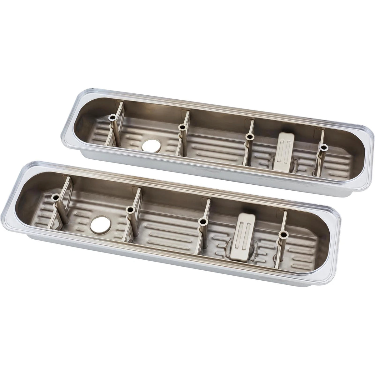 Centerbolt Valve Covers for Small Block Chevy (1987–Present) 91017181, Chrome