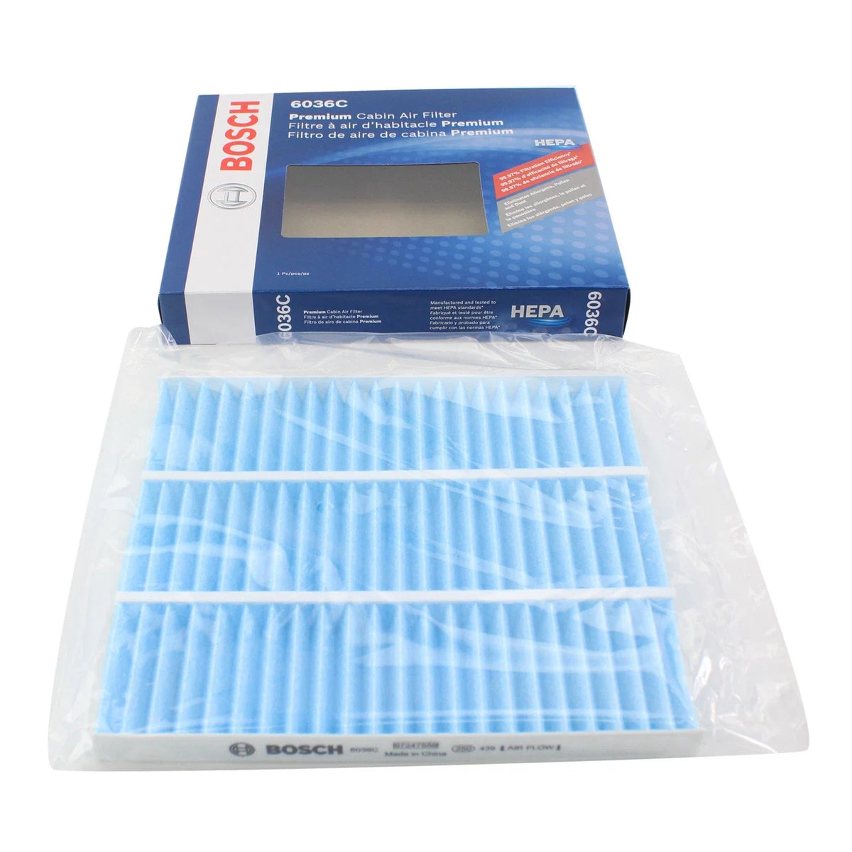 HEPA Cabin Filter by Bosch for Toyota Hilux N70 2005-2015
