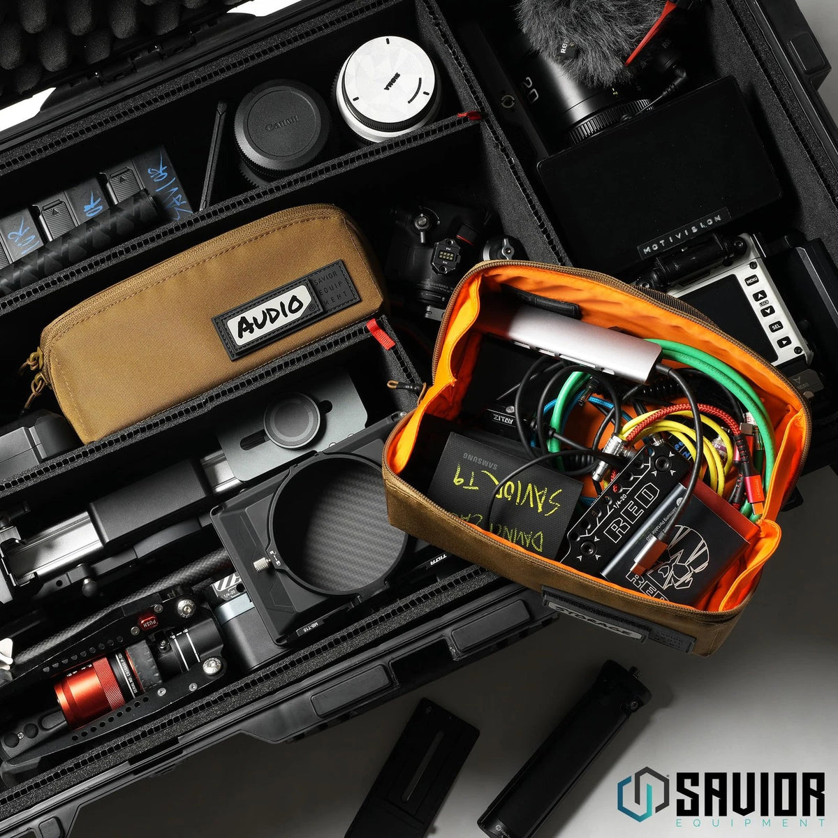 Utility Pouch for Ammo Storage Organizer (Black/Green)