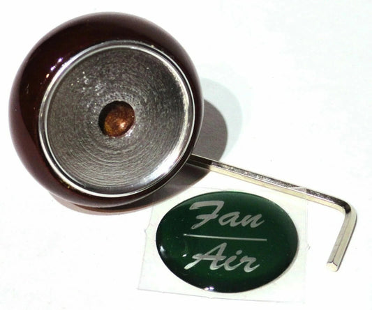 1" Green Glossy Dash Control Knob for (23538)