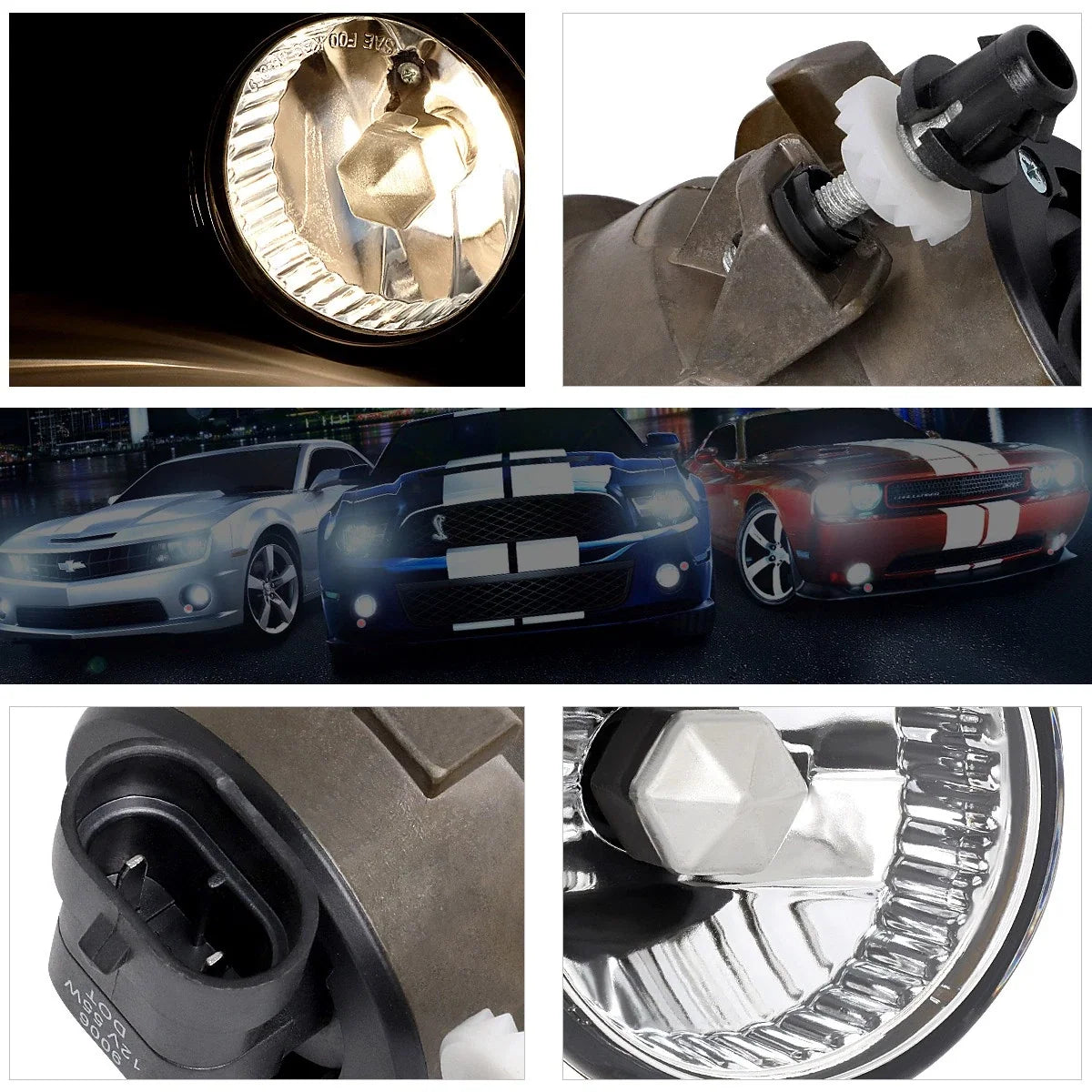 Fog Light Right Side for Toyota Prius/Echo/Highlander (2000–2009)