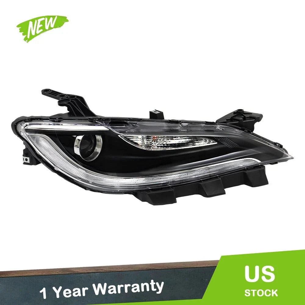 2016-2017 Chrysler 200 Passenger Side Halogen Headlight w/o LED DRL Clear