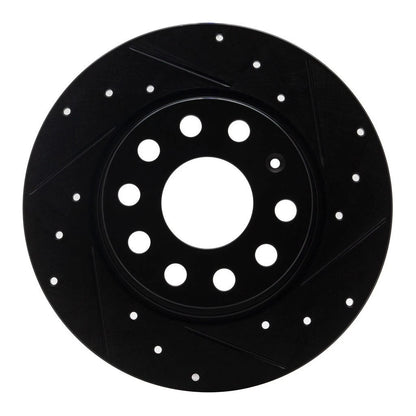 Rotor Set for Volkswagen Caddy (2014–2018) | Drilled and Slotted | ALX-PAU-DF-8002-74039-CLA11
