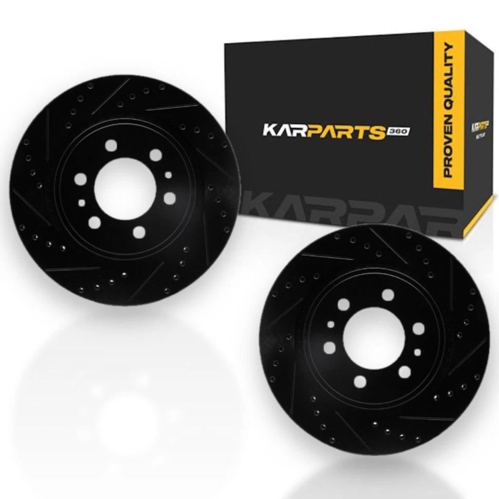 Rotor Set for Ford Expedition (2007–2020) | Drilled and Slotted | ALX-PAU-DF-8002-54070-CLA3