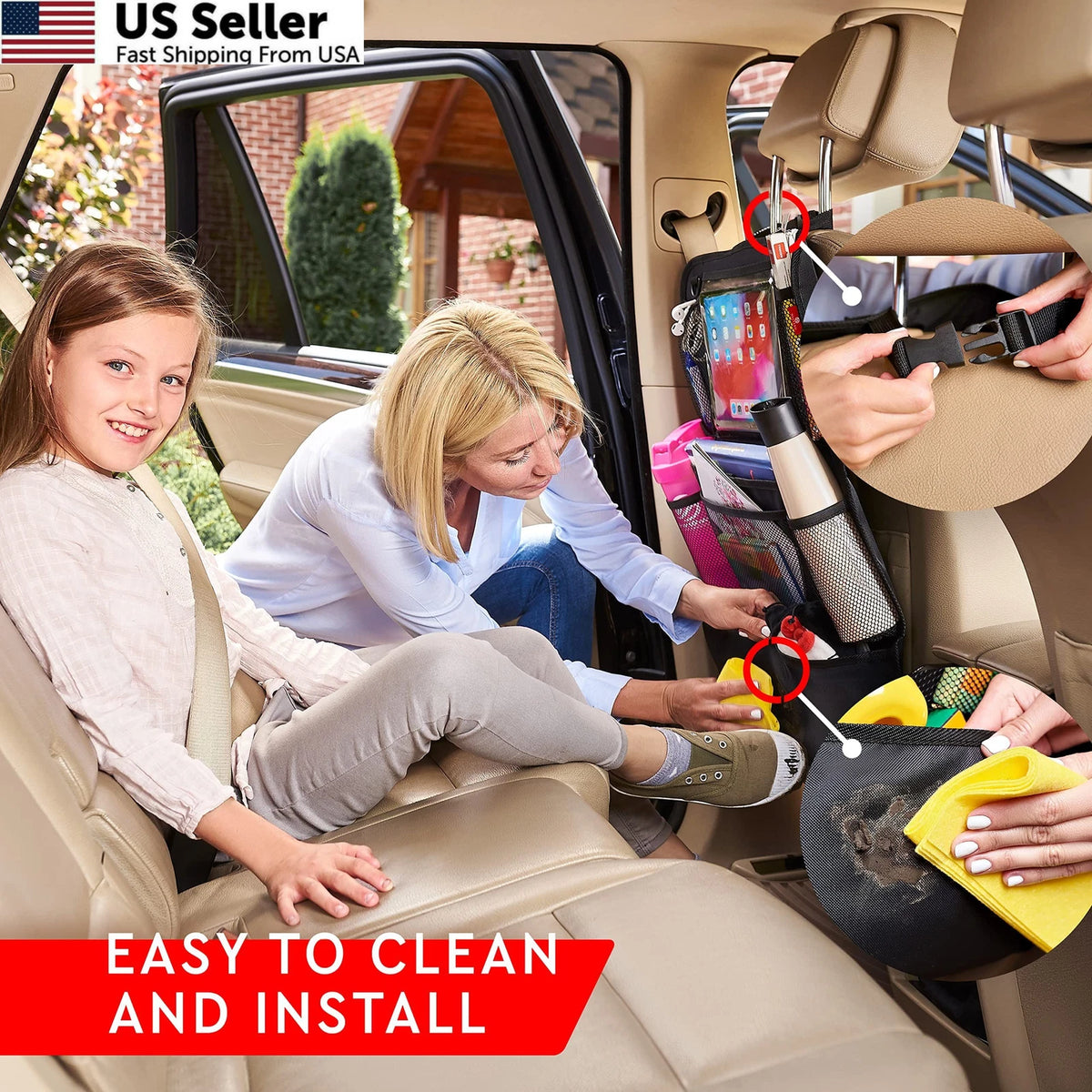 Backseat Car Organizer for