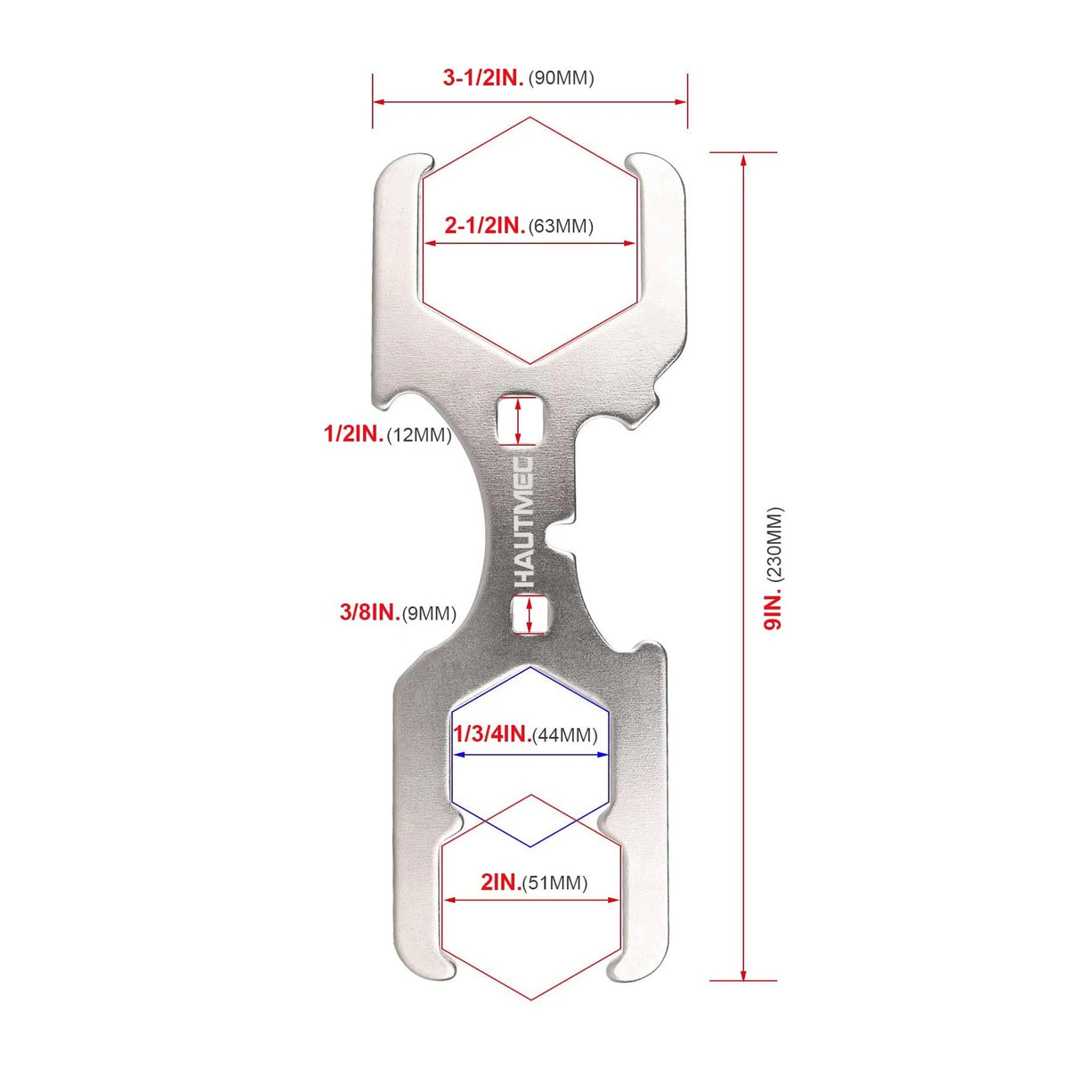 3 Way Plumber's Sink Strainer Wrench for HAUTMEC