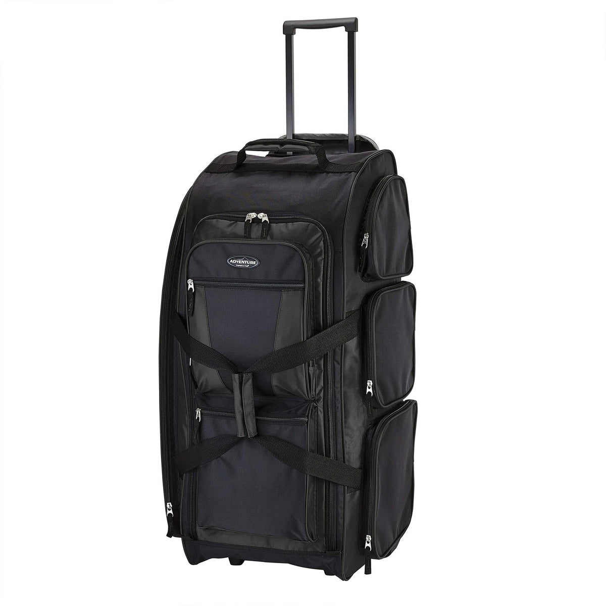 30" Xpedition Rolling Duffel Bag for Travel (Black)