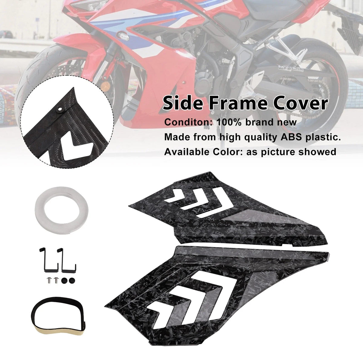 Side Frame Panel Protector for CBR650R Honda 2024-2025