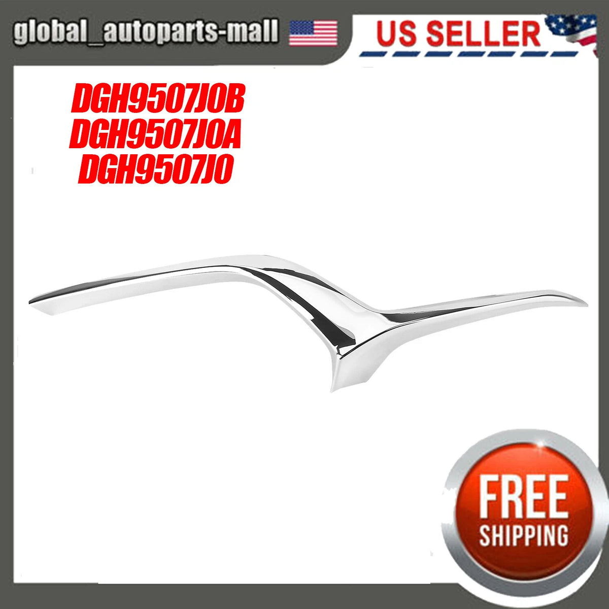 Front Bumper Molding Trim Right for Mazda CX-30 (2020–2023) DGH9507J0, DGH9507J0A, DGH9507J0B