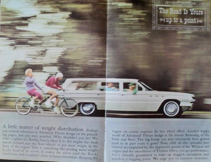 Oversized Sales Brochure for Buick Station Wagon Invicta Special Estate (1962)