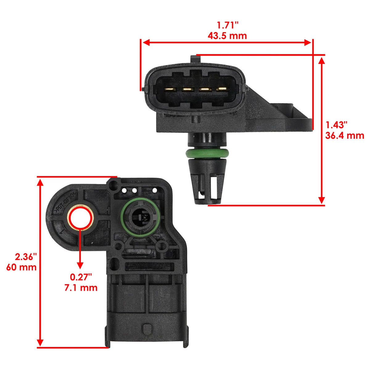 Tmap-Map Sensor for Polaris RZR 570 EFI (2012–2020) DC3301SR151RS