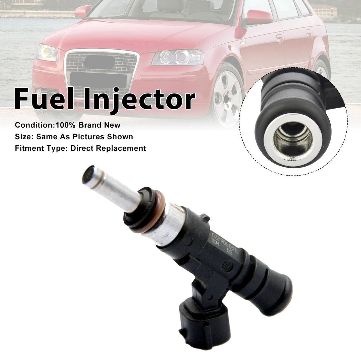Fuel Injector for Audi A3 Quattro TT Quattro (2006–2009) 022906031L 0280158121