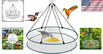 18 Inch Bird Seed Catcher Tray for Adjustable Hanging Feeder